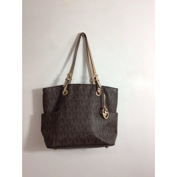 Michael Kors Leather Tote Bag Purse - Picture 8 of 12